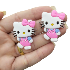 Aplique Hello Kitty Rosa Emborrachado (2 unds)