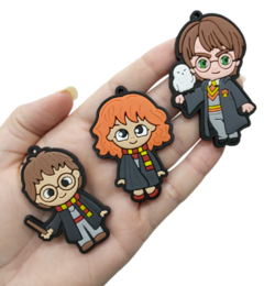 Pingentes emborrachados Harry Potter (trio)