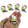 Pingente Hello Kitty Futebol Emborrachado (1 und)