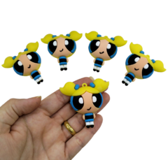 Pingente Lindinha Meninas Super Poderosas Emborrachado (1 und)