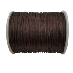 Fio de Seda Marrom 1mm (10 metros)