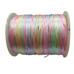 Fio de Seda Mesclado Cores Clara 1mm (10 metros)