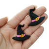 Aplique Emborrachado Chapéu de Bruxa Preto (2 unds)