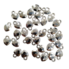 Pingente Coração Trabalhado Abs Niquel (10g) - comprar online
