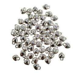 Pingente Mini Coração Abs Niquel (10g) - comprar online