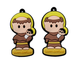 Pingente Emborrachado Santo Antônio (par) - comprar online