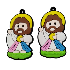 Pingente Emborrachado Jesus Misericordioso (par) - comprar online