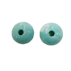 Bola de Resina Facetada Verde Claro Mesclado 18x22 ( par) - comprar online
