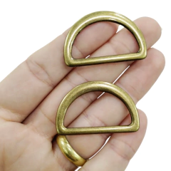 Meia Argola Ouro Velho Grande (par)