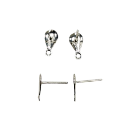 Base de brinco niquel Gotinha 849 (4 und) - comprar online