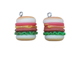 Pingente Divertido Hambúrguer (2unds) - comprar online