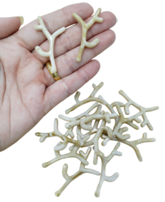 Pingente Algas Bege Mesclado Grande (20gr)