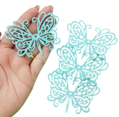 Asa Borboleta Eva Glitter Azul (4 und) - comprar online