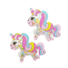 Aplique de Acrilico Unicornio Luxo Yama (2unds) - loja online