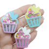 Aplique de Acrilico Cupcake Mix (3unds)