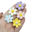 Aplique de Resina Flores seis Petalas Yama (5unds)