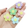 Aplique de Acrilico Flores Candy Color (5unds)