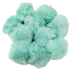 Pompom de Pelúcia 7cm Verde Claro (und)