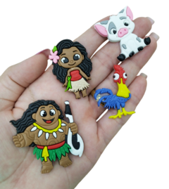 Kit Apliques Emborrachado Moana (4unds)