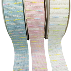 Fita Tweed Candy color Azul 38mm (1metro) - comprar online