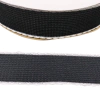 Fita Tricozinho com Borda Desenhada Preto 38mm (Metro)
