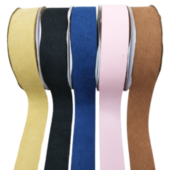 Fita Veludo Cotele Marrom 38mm (1 metro) - comprar online