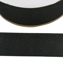 Fita Veludo Cotele Preto 38mm (1 metro)