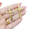 Crucifixo dourado 8479 (2 un)