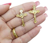 Crucifixo dourado Pequeno 8480 (2 un)