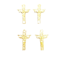 Crucifixo Dourado Pequeno 8481 (4 pcs) - comprar online