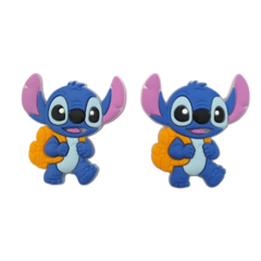Aplique Emborrachado Stitch Mochila Laranja (par) na internet