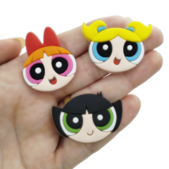Aplique emborrachado Meninas Super Poderosas (trio) - comprar online