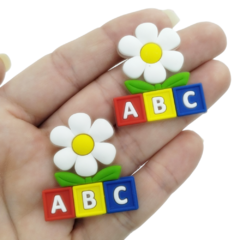 Aplique Escolar ABC Margarida emborrachado (par) - comprar online