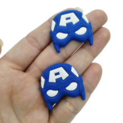 Aplique Emborrachado Capitão América (2unds) - comprar online