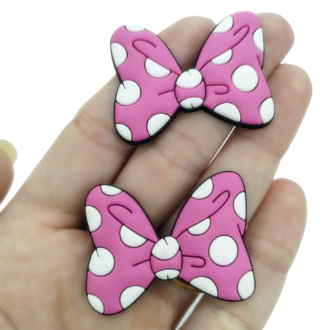 Aplique laço da minnie Rosa (par) - comprar online