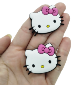 Aplique Hello Kitty Rosa Emborrachado (2unds) - comprar online