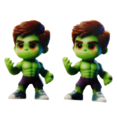 Aplique Hulk Acrilico 4cm (PAR) na internet