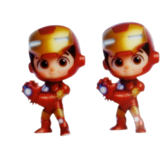 Aplique Homem de Ferro Baby Acrilico 4cm (PAR) na internet