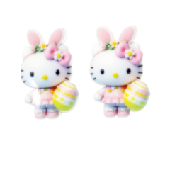 Aplique Hello Kitty Coelha Acrilico 4cm (PAR) na internet
