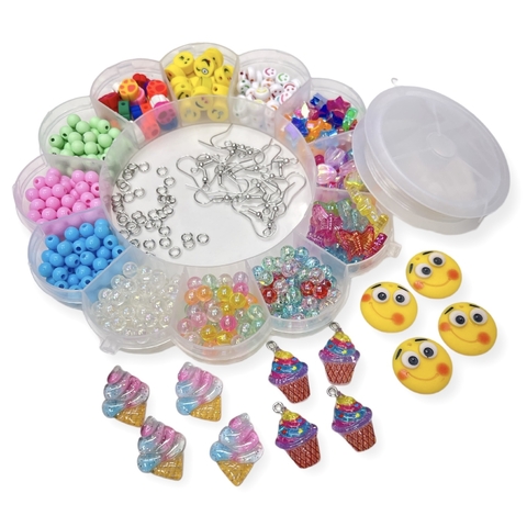 Kit miçangas infantil flor - comprar online