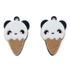Pingente de Sorvete Panda Acrílico 3,5 cm (2 unds)
