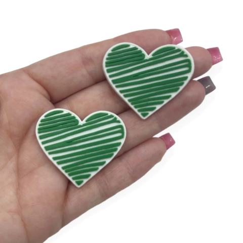 aplique coração rabisco escolar