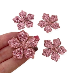 recorte lonita flor rosa