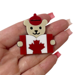 aplique maple bear urso com livro