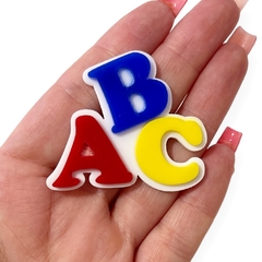 aplique abc acrilico