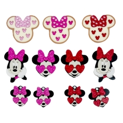 Kit apliques da Minnie Acrilico ( 11 pcs)