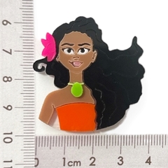 Aplique Moana Jovem Acrílico 4 cm (2 unds) - comprar online