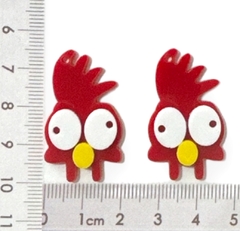 Aplique Frango da Moana Acrílico 3,5 cm (2 unds) na internet