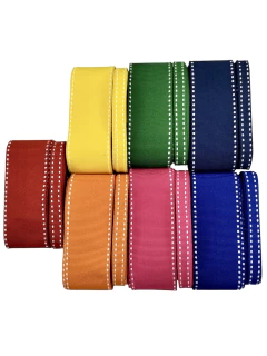 Fita gorgurão pespontada escolar