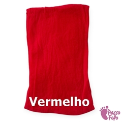 meia de seda vermelha